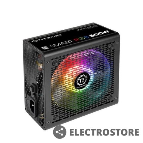Thermaltake Smart 500W RGB (80+ 230V EU, 2xPEG, 120mm, Single Rail) Thermaltake Smart 500W RGB (80+ 230V EU, 2xPEG, 120mm, Single Rail)