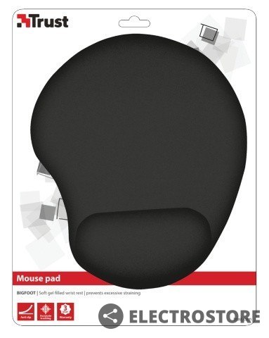 Trust BigFoot Mouse Pad - black Trust BigFoot Mouse Pad - black