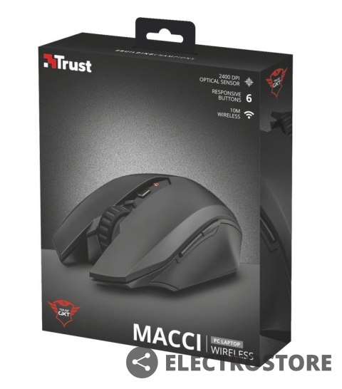 Trust GXT 115 Macci Bezprzewodowa mysz gamingowa Trust GXT 115 Macci Bezprzewodowa mysz gamingowa