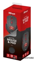 Trust Mysz dla graczy i podkładka pod mysz Ziva