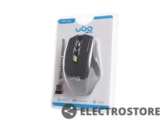 UGo Mysz bezprzewodowa MY-04 2.4GHz 1800DPI optyczna czarna