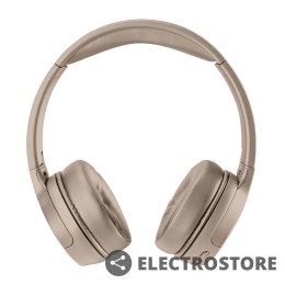 ACME Europe Słuchawki bezprzewodowe z mikrofonem BH214 Bluetooth, nauszne (eco / e-commerce edition) kolor piaskowy