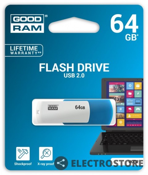 GOODRAM COLOR MIX 64GB USB2.0 MIX