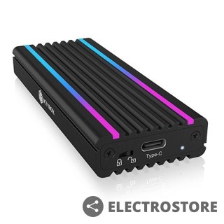 IcyBox IB-1824ML-C31 Obudowa M.2 NVMe z oświetleniem RGB