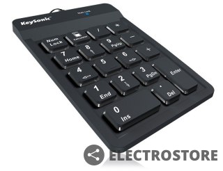 KEYSONIC Klawiatura ACK-118BK2 odporna na kurz, IP64