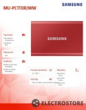 Samsung Dysk Portable T7 1TB USB3.2 GEN.2 czerwony