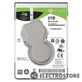 Seagate Dysk twardy BarraCuda 2TB 2.5 cala 128MB ST2000LM015