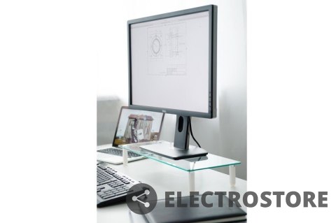 Digitus Szklana podstawa dla monitora, powierzchnia robocza: 56x21cm, max. obciążenie: 20kg Digitus Szklana podstawa dla monitora, powierzchnia robocza: 56x21cm, max. obciążenie: 20kg