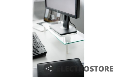 Digitus Szklana podstawa dla monitora, powierzchnia robocza: 56x21cm, max. obciążenie: 20kg Digitus Szklana podstawa dla monitora, powierzchnia robocza: 56x21cm, max. obciążenie: 20kg