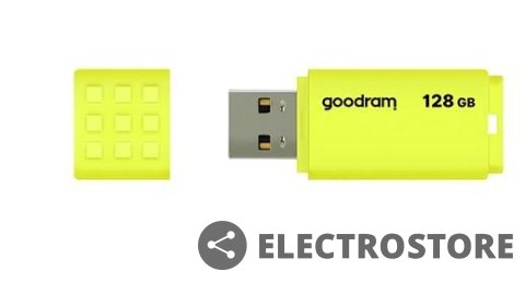 GOODRAM Pendrive UME2 128GB USB 2.0 żółty GOODRAM Pendrive UME2 128GB USB 2.0 żółty