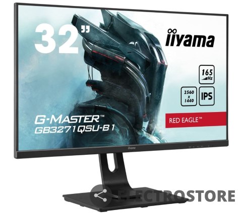 IIYAMA Monitor 31.5 cala GB3271QSU-B1 QHD,1ms,IPS,165Hz,HDMI,DP,400cd,FreeSync IIYAMA Monitor 31.5 cala GB3271QSU-B1 QHD,1ms,IPS,165Hz,HDMI,DP,400cd,FreeSync