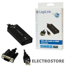 LogiLink Konwerter VGA do HDMI z audio