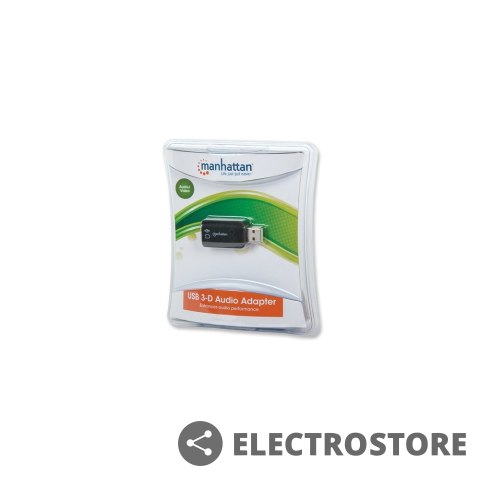 Manhattan Karta dźwiękowa Hi-Speed USB 3-D Manhattan Karta dźwiękowa Hi-Speed USB 3-D