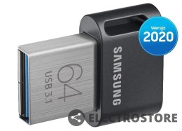 Samsung Pendrive FIT Plus USB3.1 64 GB Gray MUF-64AB/APC