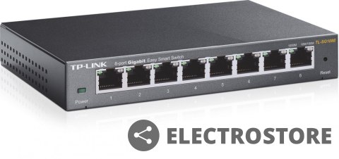 TP-LINK Przełącznik SMART TL-SG108E 8x1GbE TP-LINK Przełącznik SMART TL-SG108E 8x1GbE