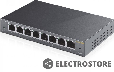 TP-LINK Przełącznik SMART TL-SG108E 8x1GbE TP-LINK Przełącznik SMART TL-SG108E 8x1GbE