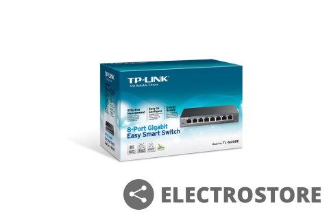 TP-LINK Przełącznik SMART TL-SG108E 8x1GbE TP-LINK Przełącznik SMART TL-SG108E 8x1GbE