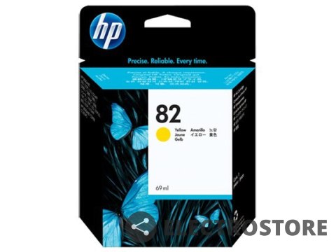 HP Inc. Tusz nr 82 Żółty C4913A