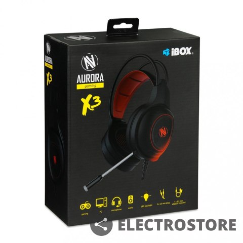 IBOX Słuchawki Aurora X3 gaming IBOX Słuchawki Aurora X3 gaming