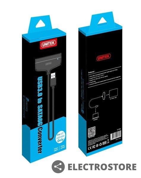 Unitek Adapter USB 3.0 - SATA III HDD/SSD 2.5; Y-1096 Unitek Adapter USB 3.0 - SATA III HDD/SSD 2.5; Y-1096