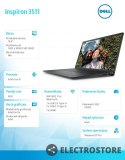 Dell Notebook Inspiron 3511 Win11Pro i5-1135G7/512GB/8GB/Intel Iris Xe/15,6" FHD/41WHR/Black/2Y BWOS