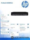 HP Inc. Komputer ProDesk 400DM G6 i3-10100T 256/8G/W10P 1C6Z0EA