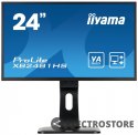 IIYAMA Monitor 24 XB2481HS-B1 SLIM AMVA+, HDMI, DVI, PIVOT, Głośniki