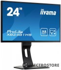 IIYAMA Monitor 24 XB2481HS-B1 SLIM AMVA+, HDMI, DVI, PIVOT, Głośniki