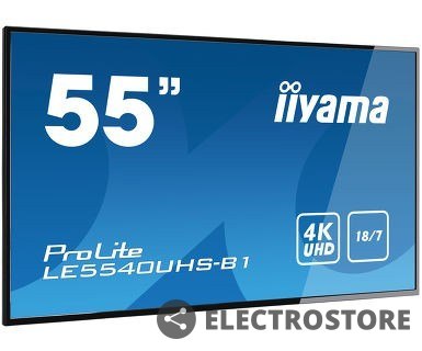 IIYAMA Monitor 55 LE5540UHS-B1 4K, 18/7, AMVA3, LAN, HDMI