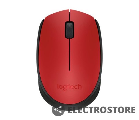 Logitech M171 Red Mysz Bezprzewodowa 910-004641