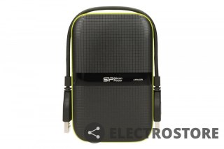 Silicon Power ARMOR A60 1TB USB 3.0 BLACK-GREEN/PANCERNY wstrząso/pyło i wodoodporny