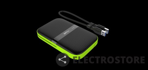 Silicon Power ARMOR A60 1TB USB 3.0 BLACK-GREEN/PANCERNY wstrząso/pyło i wodoodporny Silicon Power ARMOR A60 1TB USB 3.0 BLACK-GREEN/PANCERNY wstrząso/pyło i wodoodporny