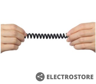 Unitek KABEL MiniJack 3,5mm(M) -MiniJack TWIST; Y-C922ABK
