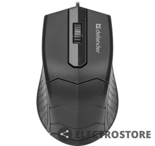 Defender Mysz przewodowa optyczna HIT MB-530 1000 DPI Czarna