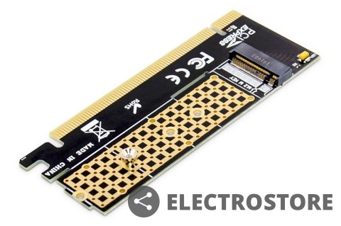 Digitus Karta rozszerzeń (Kontroler) M.2NVMe SSD PCIe 3.0 x16 SATA Digitus Karta rozszerzeń (Kontroler) M.2NVMe SSD PCIe 3.0 x16 SATA