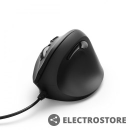 Hama Mysz przewodowa EMC-500 ergonomiczna Czarna