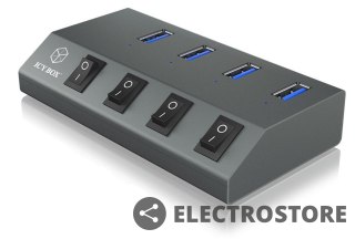 IcyBox IB-HUB1405C 4 portowy Hub USB 3.0
