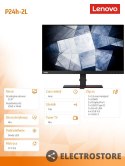 Lenovo Monitor 23.8 ThinkVision P24h-2L WLED LCD 62B2GAT1EU