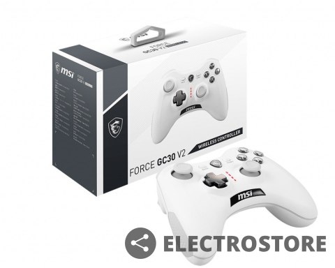 MSI Gamepad Force GC30 V2 biały MSI Gamepad Force GC30 V2 biały