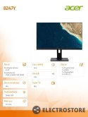 Acer Monitor 23.8 cale B247Y bmiprzx