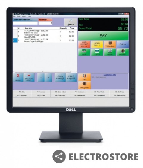 Dell Monitor E1715S 17 cali LCD TN (1280x1024)/5:4/VGA/DP/3Y PPG Dell Monitor E1715S 17 cali LCD TN (1280x1024)/5:4/VGA/DP/3Y PPG