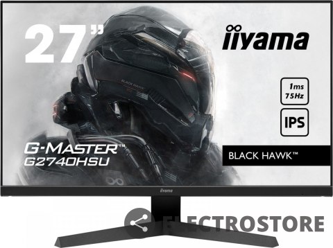 IIYAMA Monitor 27 cali G2740HSU-B1 IPS,FHD,75Hz,1ms(MPRT),HDMI,DP,FreeSync IIYAMA Monitor 27 cali G2740HSU-B1 IPS,FHD,75Hz,1ms(MPRT),HDMI,DP,FreeSync
