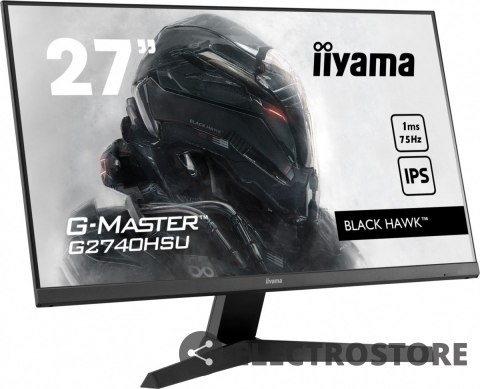 IIYAMA Monitor 27 cali G2740HSU-B1 IPS,FHD,75Hz,1ms(MPRT),HDMI,DP,FreeSync IIYAMA Monitor 27 cali G2740HSU-B1 IPS,FHD,75Hz,1ms(MPRT),HDMI,DP,FreeSync