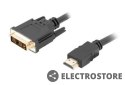 Lanberg Kabel HDMI(M)-DVI-D(M) CA-HDDV-10CC-0018-BK 1.8 M czarny