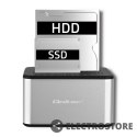 Qoltec Stacja dokująca dysków 2xHDD/SSD | 2.5"/3.5" SATA | USB 3.0 | Klonowanie
