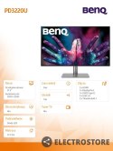Benq Monitor 31.5 cala PD3220U LED 5ms/4K/20:1/HDMI/CZARNY