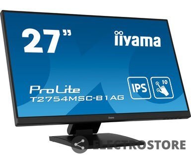 IIYAMA Monitor 27 cali T2754MSC-B1AG pojemnościowy 10PKT IPS powłoka AG IIYAMA Monitor 27 cali T2754MSC-B1AG pojemnościowy 10PKT IPS powłoka AG