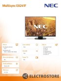 NEC Monitor Multisync EA241F IPS DP HDMI czarny 1920x1080 250cd/m2