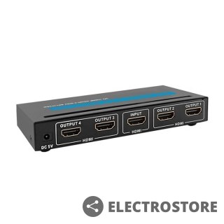 Qoltec Aktywny rozdzielacz Splitter HDMI 1x4 v.1.3b