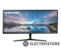 Samsung Monitor 34,5 cala LS34J550WQRXEN VA 3440x1440 Ultra WQHD 21:9 format kinowy 2xHDMI/1xDP 4 ms (GTG) płaski 2 lata d2d
